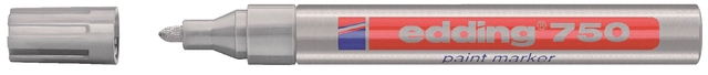 Een Viltstift edding 750 lakmarker rond 2-4mm zilver koop je bij The Cartridge Shop bvba