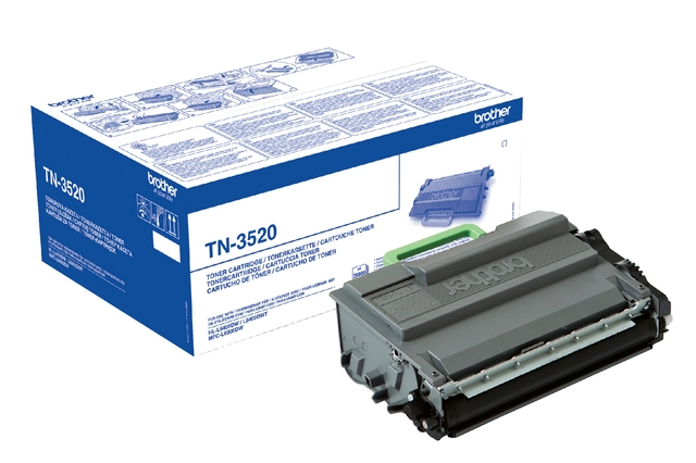 Een Toner Brother TN-3520 zwart koop je bij VHK Kantoorartikelen