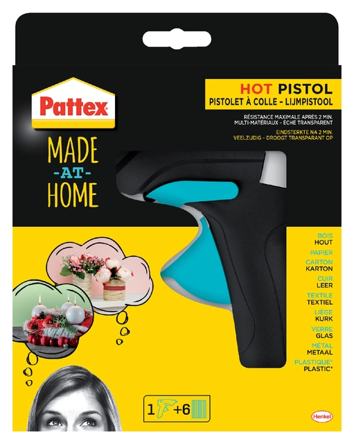 Een Lijmpistool Pattex Hobby start kit koop je bij Hoekmankantoorartikelen.nl