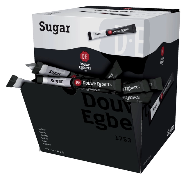 Een Suikersticks Douwe Egberts 500x4gr koop je bij VHK Kantoorartikelen