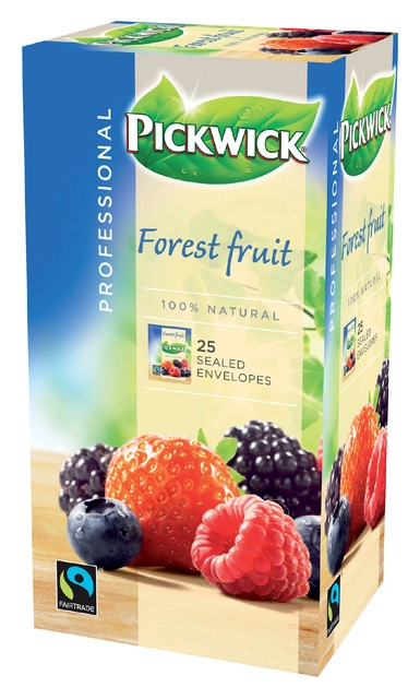 Een Thee Pickwick Fair Trade forest fruit 25x1.5gr koop je bij VHK Kantoorartikelen