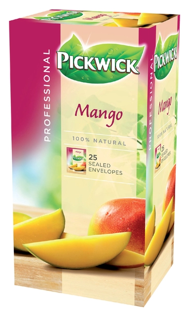 Een Thee Pickwick mango 25x1.5gr koop je bij VHK Kantoorartikelen