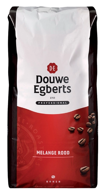 Een Koffie Douwe Egberts bonen Melange Rood 3kg koop je bij VHK Kantoorartikelen