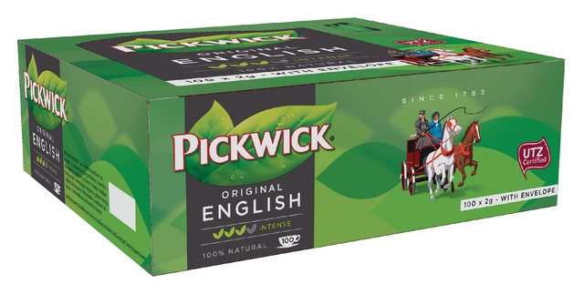 Een Thee Pickwick engelse melange 100x2gr met envelop koop je bij VHK Kantoorartikelen