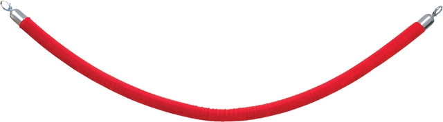 Een Afzetkoord Securit 150cm rood met chroome knop koop je bij VHK Kantoorartikelen