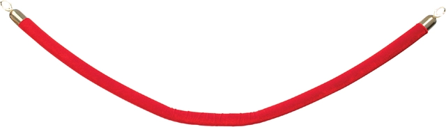 Een Afzetkoord Securit 150cm rood met goudkleurige knop koop je bij VHK Kantoorartikelen