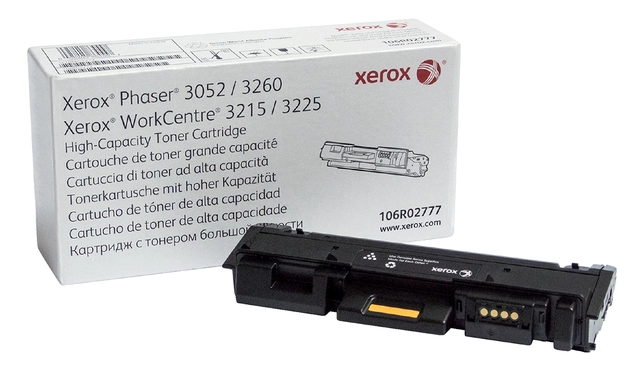 Een Tonercartridge Xerox 106R02777 zwart koop je bij VHK Kantoorartikelen