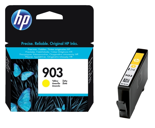 Een Inktcartridge HP T6L95AE 903 geel koop je bij VHK Kantoorartikelen