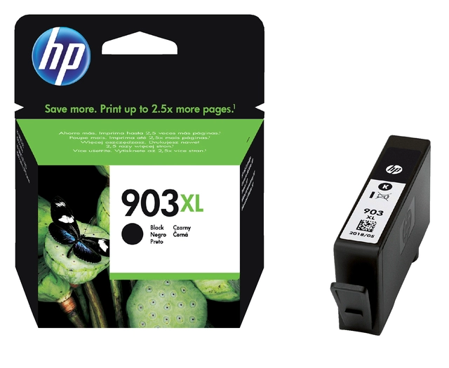 Een Inktcartridge HP T6M15AE 903XL zwart koop je bij VHK Kantoorartikelen