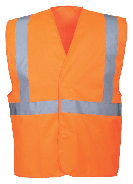 Een Veiligheidsvest Portwest C472 fluor oranje L / XL koop je bij VHK Kantoorartikelen