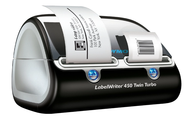 Een Labelprinter Dymo LabelWriter 450 Twin Turbo desktop zwart koop je bij VHK Kantoorartikelen