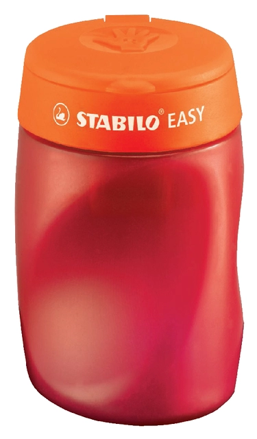 Een Puntenslijper STABILO Easy 4502 3 in 1 rechtshandig oranje koop je bij VHK Kantoorartikelen