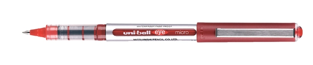 Een Rollerpen Uni-ball Eye 150R micro rood koop je bij VHK Kantoorartikelen