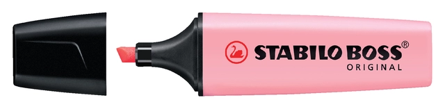 Een Markeerstift STABILO BOSS Original 70/129 pastel roze koop je bij VHK Kantoorartikelen