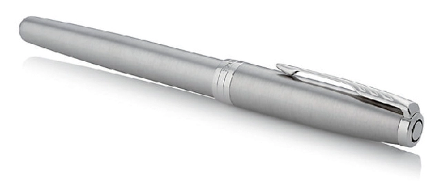 Een Vulpen Parker Sonnet stainless steel CT fijn koop je bij VHK Kantoorartikelen