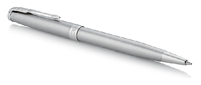 Een Balpen Parker Sonnet stainless steel CT medium koop je bij VHK Kantoorartikelen