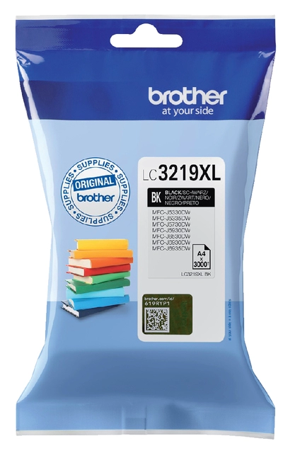 Een Inktcartridge Brother LC-3219XLBK zwart koop je bij VHK Kantoorartikelen