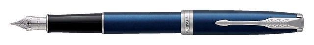 Een Vulpen Parker Sonnet blue lacquer CT medium koop je bij VHK Kantoorartikelen