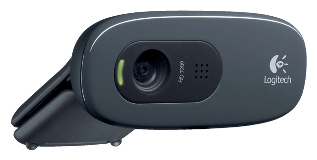 Een Webcam Logitech C270 antraciet koop je bij VHK Kantoorartikelen