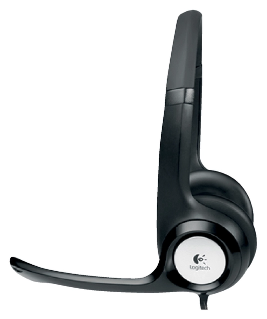 Een Headset Logitech H390 Over Ear zwart koop je bij VHK Kantoorartikelen