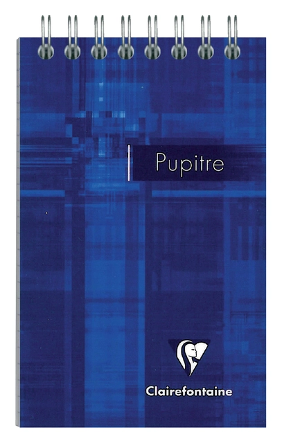 Een Notitieboek Clairefontaine Puptire 75x120mm spiraal lijn koop je bij VHK Kantoorartikelen