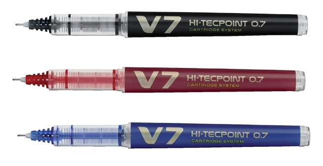 Een Rollerpen PILOT Begreen Hi-Tecpoint V7 medium zwart koop je bij Hoekmankantoorartikelen.nl