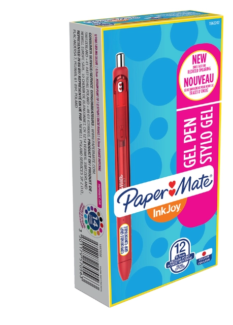 Een Gelschrijver Paper Mate Inkjoy medium rood koop je bij VHK Kantoorartikelen