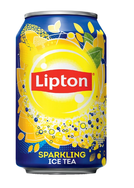 Een Frisdrank Lipton Ice Tea sparkling blik 330ml koop je bij VHK Kantoorartikelen