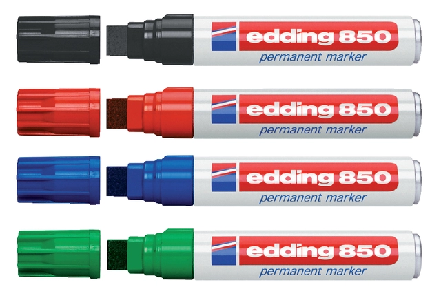 Een Viltstift edding 850 blok 5-16mm zwart koop je bij VHK Kantoorartikelen