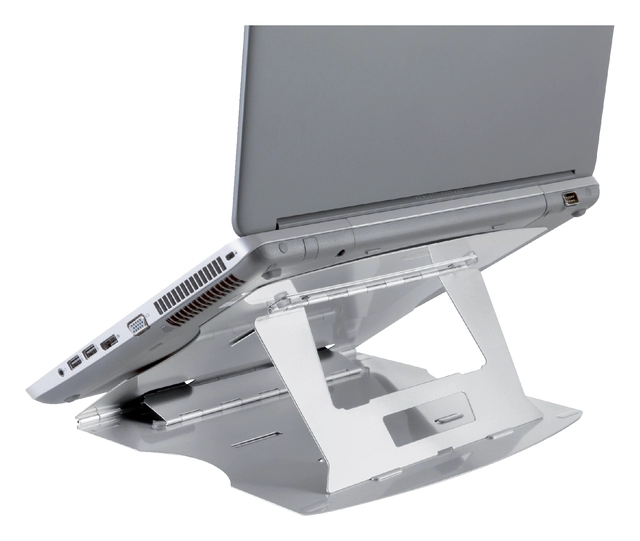 Een Laptopstandaard Quantore verstelbaar aluminium koop je bij Hoekmankantoorartikelen.nl