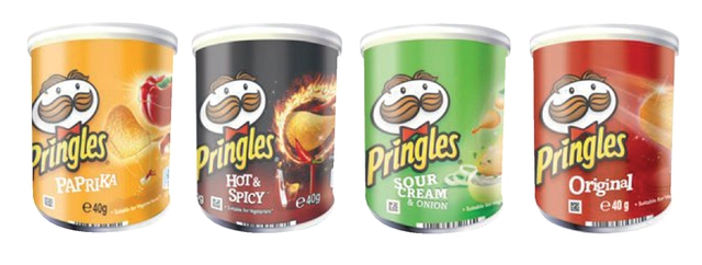 Een Chips pringles paprika 40 gram koop je bij VHK Kantoorartikelen