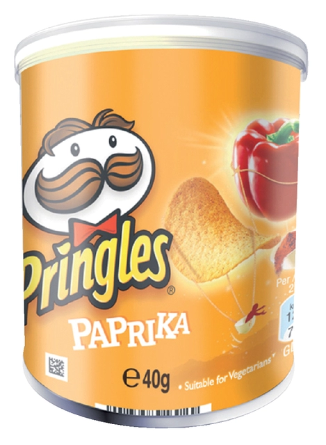 Een Chips pringles paprika 40 gram koop je bij VHK Kantoorartikelen