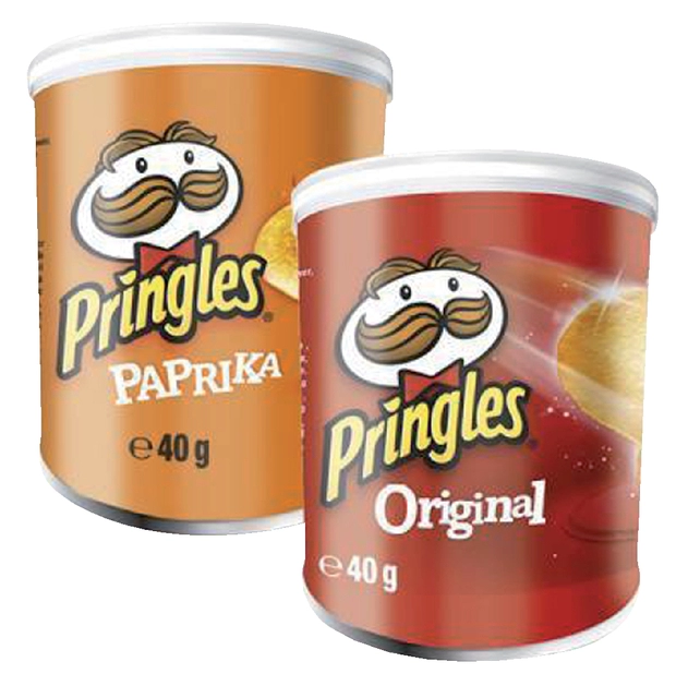 Een Chips pringles paprika 40 gram koop je bij VHK Kantoorartikelen