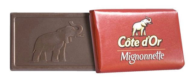 Een Chocolade Cote d'Or mignonnette melk 120x10 gram koop je bij VHK Kantoorartikelen