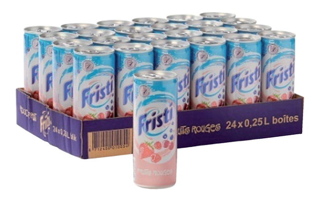 Een Frisdrank Fristi blik 250ml koop je bij VHK Kantoorartikelen