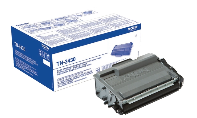 Een Toner Brother TN-3430 zwart koop je bij Hoekmankantoorartikelen.nl