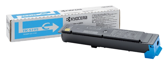 Een Toner Kyocera TK-5195C blauw koop je bij Hoekmankantoorartikelen.nl