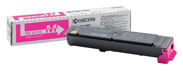 Een Toner Kyocera TK-5195M rood koop je bij Hoekmankantoorartikelen.nl