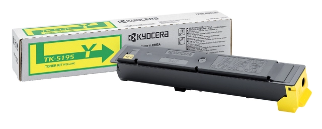 Een Toner Kyocera TK-5195Y geel koop je bij VHK Kantoorartikelen