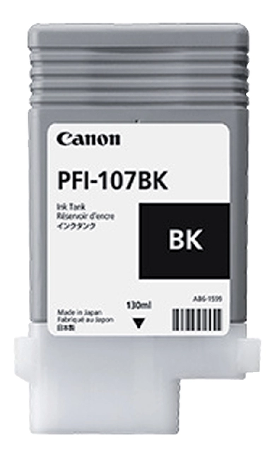 Een Inktcartridge Canon PFI-107 zwart koop je bij VHK Kantoorartikelen