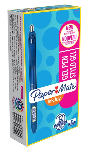 Een Gelschrijver Paper Mate Inkjoy medium blauw koop je bij VHK Kantoorartikelen