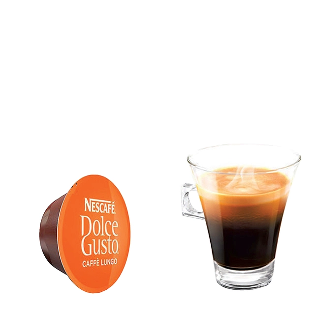 Een Koffiecups Dolce Gusto Lungo 16 stuks koop je bij VHK Kantoorartikelen