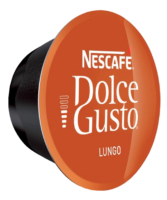 Een Koffiecups Dolce Gusto Lungo 16 stuks koop je bij VHK Kantoorartikelen