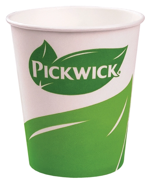 Een Beker Pickwick 250ml karton 100 stuks koop je bij Hoekmankantoorartikelen.nl