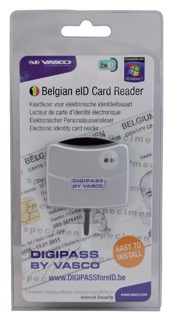 Een Kaartlezer Vasco Digipass 905 EID grijs koop je bij VHK Kantoorartikelen