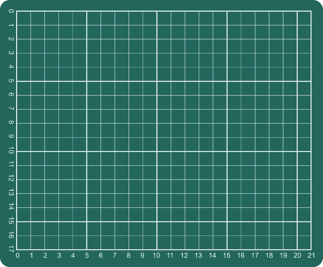 Een Snijmat A5 230x190mm groen koop je bij VHK Kantoorartikelen