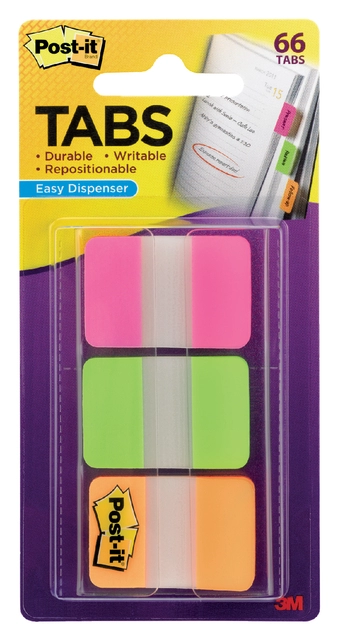 Een Indextabs Post-it 686PGO 25x38mm strong assorti 66 tabs koop je bij Hoekmankantoorartikelen.nl