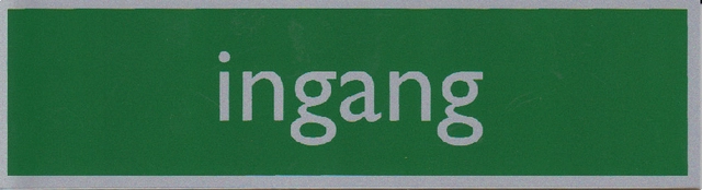 Een Infobord pictogram ingang 165x44mm koop je bij VHK Kantoorartikelen