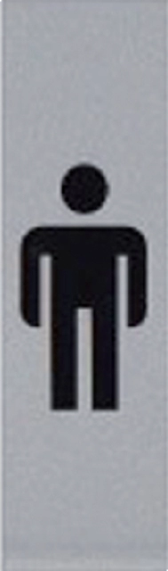 Een Infobord pictogram heer 165x44mm koop je bij VHK Kantoorartikelen