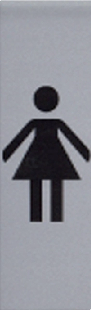 Een Infobord pictogram dame 165x44mm koop je bij VHK Kantoorartikelen